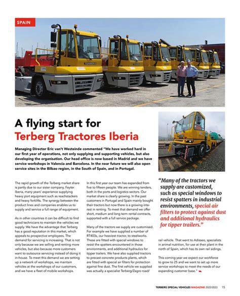 Terberg Special Vehicles Magazine 2022-2023 EN - Page 14-15