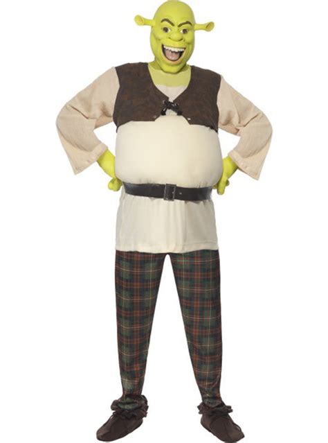 Fato De Shrek Deluxe Adulto Os Mais Divertidos Funidelia