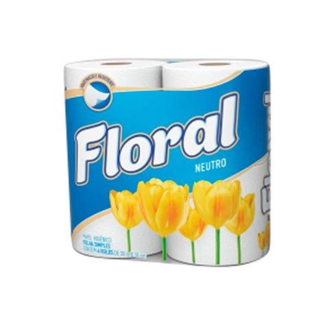 Papel Higi Nico Floral Folha Simples Rolos De M Deskont O Atacado