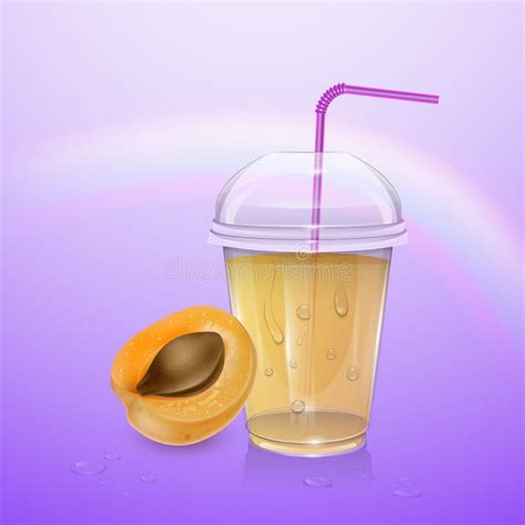 Orange Juice Plastic Cup Stock Illustrations 489 Orange Juice Plastic