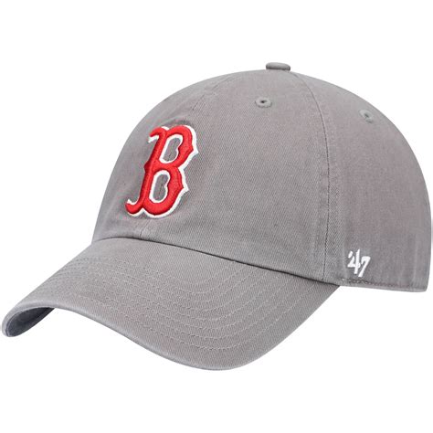 Men's Boston Red Sox '47 Gray Clean Up Adjustable Hat