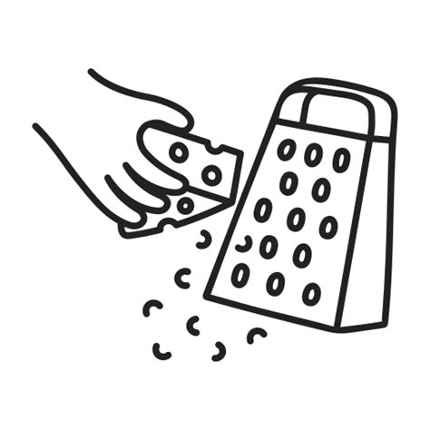 Cheese grater Generic Detailed Outline icon