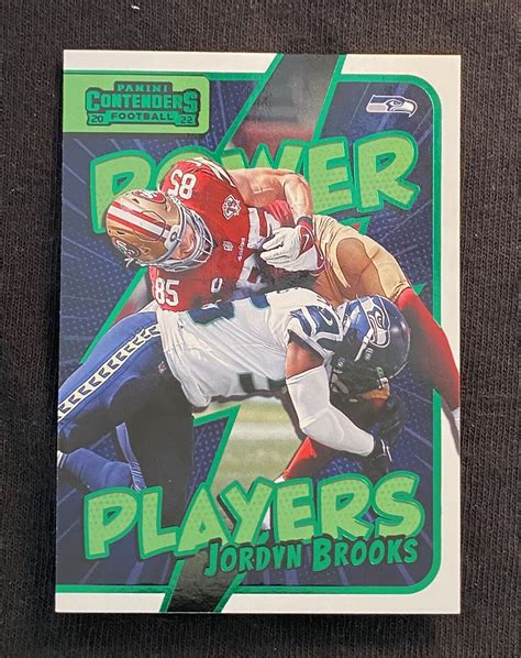 2022 Panini Contenders Power Players PWR JBR Jordyn Brooks EBay