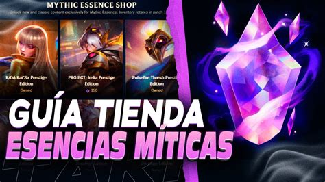 Guia Nueva Tienda Mitica En League Of Legends Como Conseguir Esencia