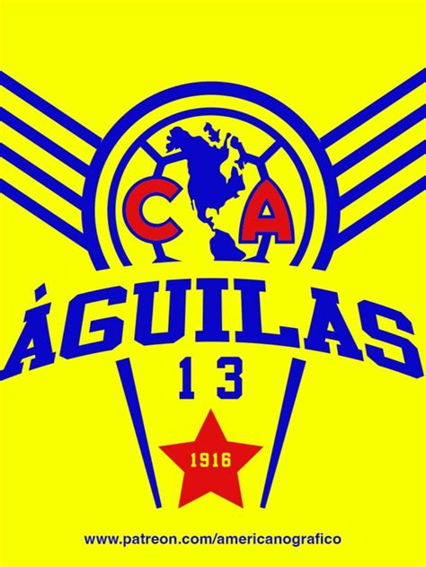 Escudo Club America Design Mod 150723 Americanografico Club America America Club