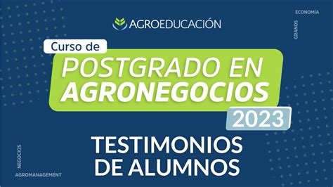 Testimonios de Alumnos Agroeducación