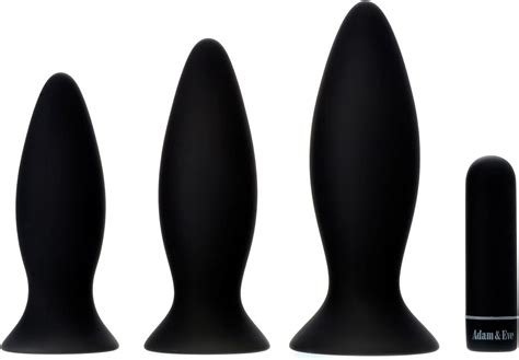 Amazon Adam Eve Vibrating Anal Training Kit Black Set Of 3