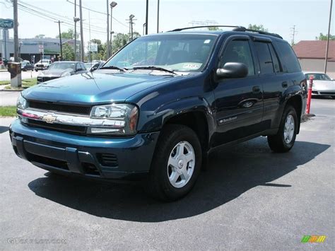 2002 Indigo Blue Metallic Chevrolet Trailblazer Ls 4x4 9551712 Photo 9 Car