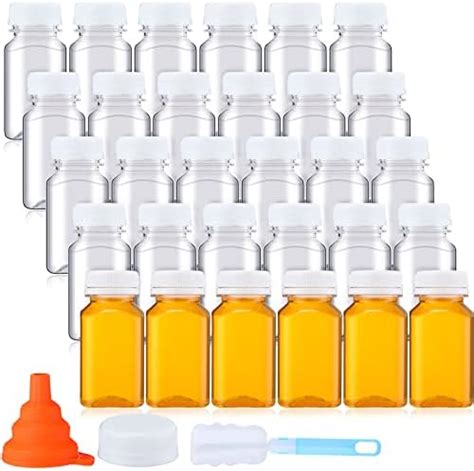 Amazon 36 Pack 5 Oz Plastic Juice Bottles Bulk With Lids Reusable