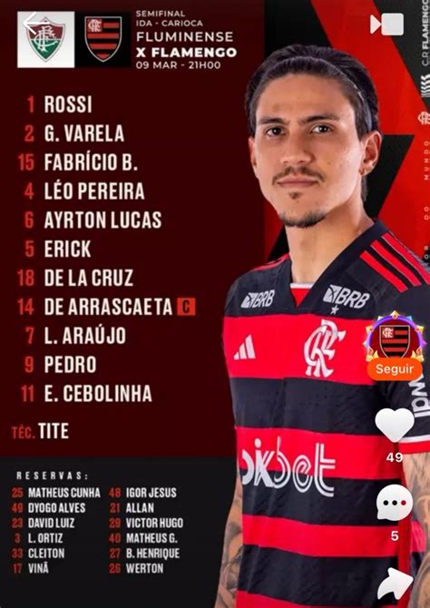 Léo Ortiz no banco Flamengo está escalado para o Fla Flu Diário