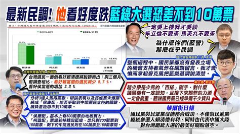 【每日必看】總統大選三腳督 藍前操盤手估 藍綠恐差不到10萬票｜趙少康出馬賴慘了 郭正亮讚 百搭 副手 揭弊力道將加強 20231125 Youtube