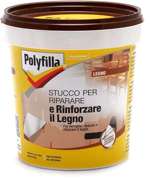 Polyfilla Stucco Per Legno Ripara E Rinforza Il Legno Riempitivo Per