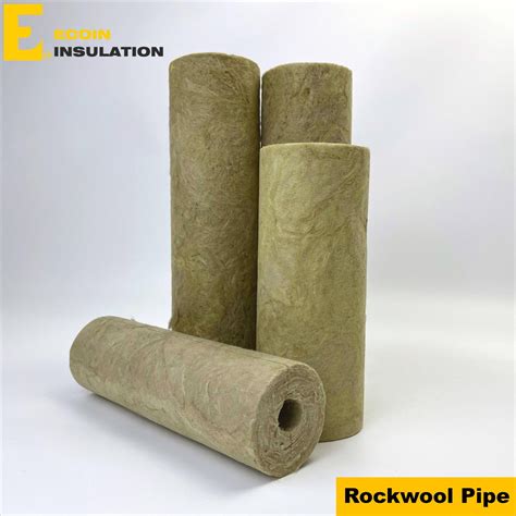 Kg Density Rockwool Mm Thickness Aluminum Foil Fireproof Rock Wool