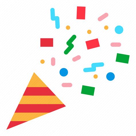 Birthday Celebration Confetti Fun Party Icon Download On Iconfinder