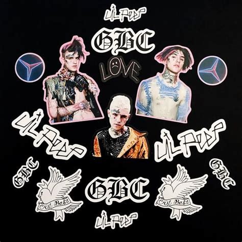 Lil Peep Piece Sticker Pack Etsy In Lil Peep Lil Peep