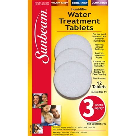 Sunbeam Humidifier Tablet Refreshing Aloe Revitalize And Refresh