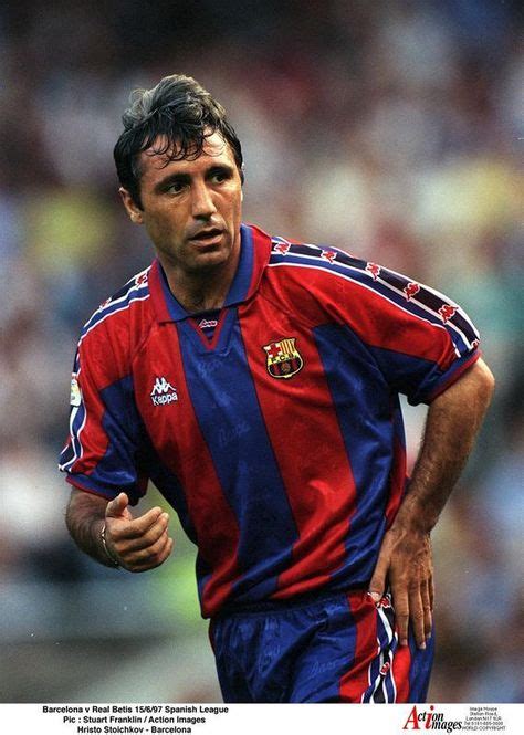 Hristo Stoichkov Match Worn F C Barcelona La Liga Shirt