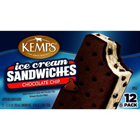 Kemps Chocolate Chip Ice Cream Sandwiches Ct Shipt