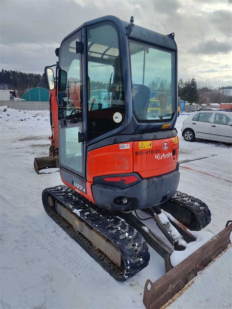 Minikoparka gąsienicowa 2016r Kubota U27 4 kx Jcb Cat Takeuchi Gorlice