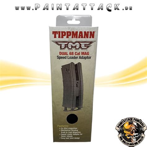 Tippmann TMC Magazin Mit Magazinverbinder Mag Fed Mags Doppelpack Sch