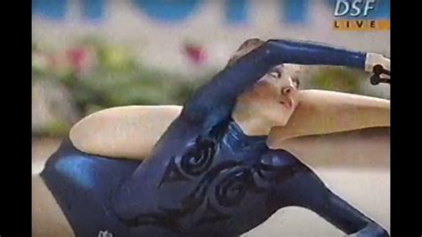 Wonderful Flexible Girl Gymnast Effortlessly Stretch Her Limber Body To