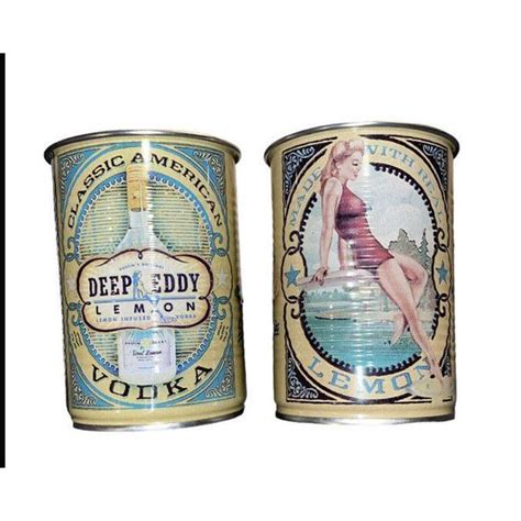 Deep Eddy Vodka Dining Deep Eddy Lemon Infused Vodka Tin Can Cups