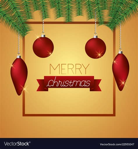 Merry christmas card Royalty Free Vector Image