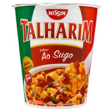 Macarr O Instant Neo Ao Sugo Nissin Talharim Copo G Bela Gr Cia Express