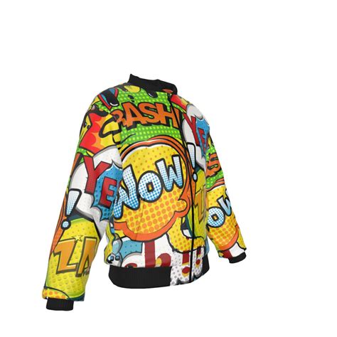 Pop Art Bomber Jacket Men Women Custom Bomber Jackets 80s Etsy