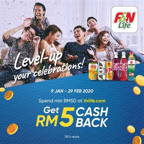 F N Life Estore Rm Cashback Promotion With Touch N Go Ewallet Jan