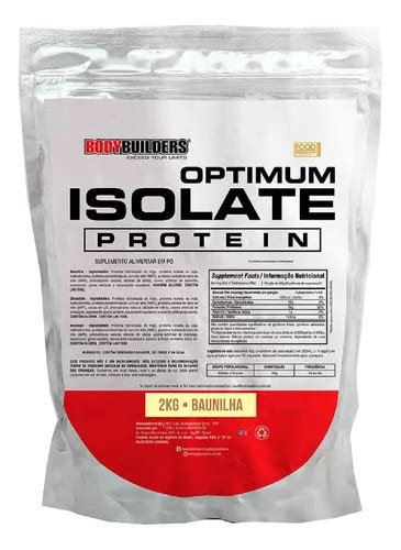 Whey Protein Isolate Mix Refil 2 0kg Bodybuilders Frete grátis