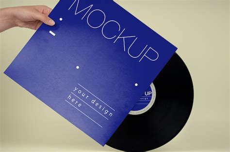 Vinyle Mockup Psd Mod Les Psd Gratuits De Haute Qualit