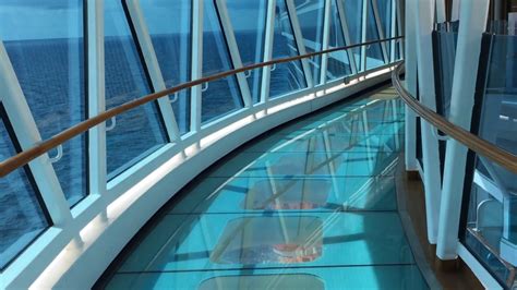 Seawalk See Through Over The Ocean Glass Walkway Regal Princess Cruise