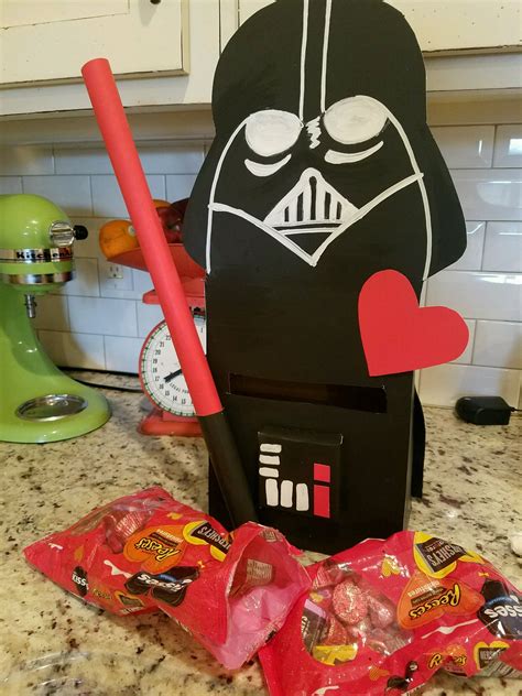 Valentines Day Box Star Wars Diy Inspired Valentine S Valentine Es Decorative