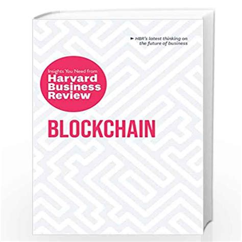 Blockchain Hbr Insights Series By Review Harvard Business Buy Online Blockchain Hbr Insights