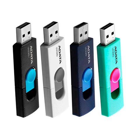 Memoria USB 64GB ADATA UV220 2 0 Retractil Flash Drive AUV220 64G RBKB