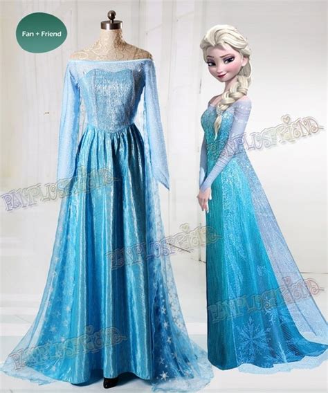 Disney Frozen Movie Cosplay Elsa Costume Adult Women