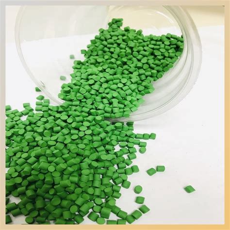 Granules Green PVC Master Batches For ABS Products 60 Degree Celcius