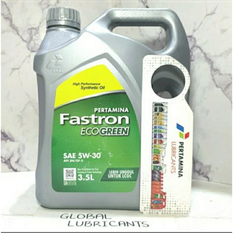 Jual Pertamina Fastron Eco Green W Liter Oli Synthetic Lcgc