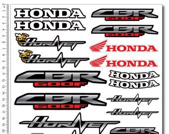 Honda Hrc Woody Racing Motorcycle Stickers Fairing Tank Decals Etsy