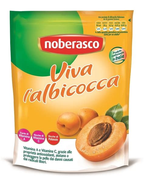 Noberasco Viva L Albicocca Soft Apricots 200g VJ Salomone Marketing