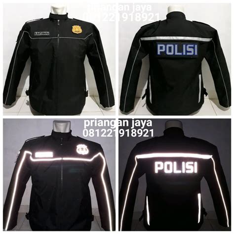 Jaket Polisi Hitam Homecare