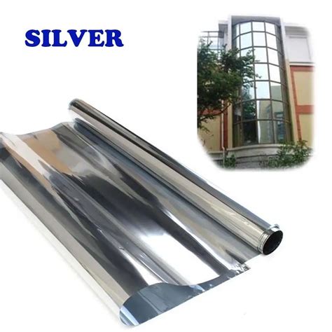 2ply Silver Commercial Tint Silver Silver 20 Window Film 0 8x10m