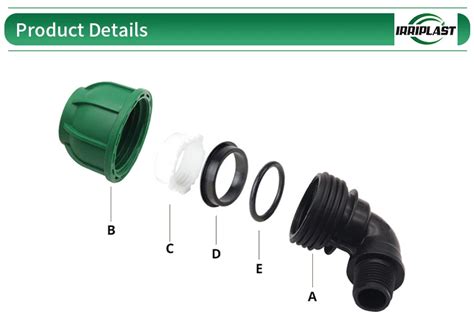 Irriplast Pn Bar Pe Quick Connector Plastic Injection Hdpe Pipes