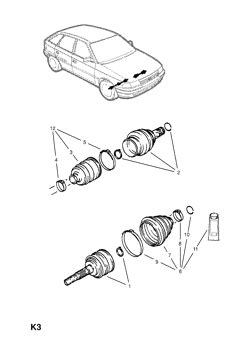 Opel Astra Classic Front Axle And Suspension Opel Epc Online