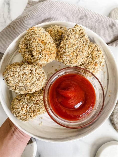 Air Fried Vegan Chickpea Nuggets Lovely Delites