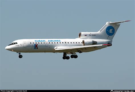 RA 42342 Kuban Airlines Yakovlev Yak 42D Photo By Carsten Gurk ID