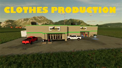 Clothes Production V Fs Mod Farming Simulator Mod