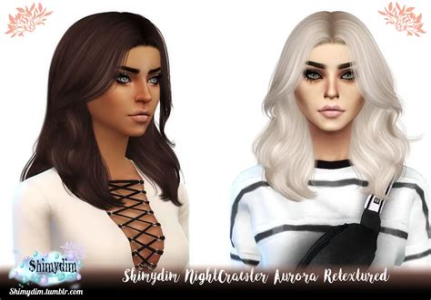 Nightcrawler S Aurora Hair Retexture Shimydim Sims Hairs