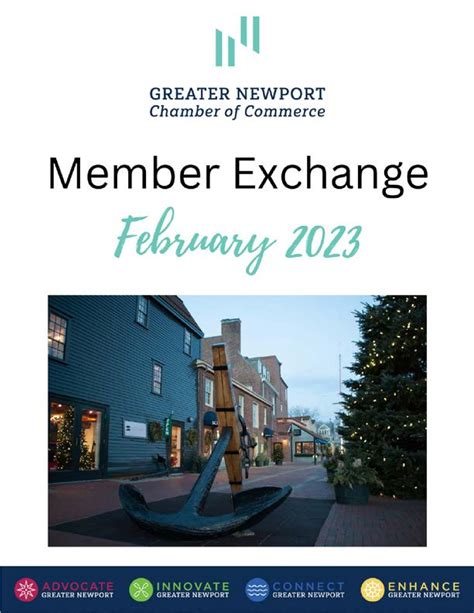 February 2023 Member Exchange by Greater Newport Chamber of Commerce ...